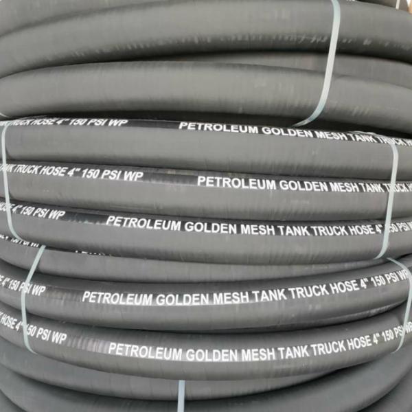 Tank Truck Oil Suction And Discharge Hose High Temperature Custom Size