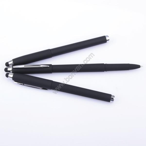 rubber sprayed office sign pen, promotional office writing pen