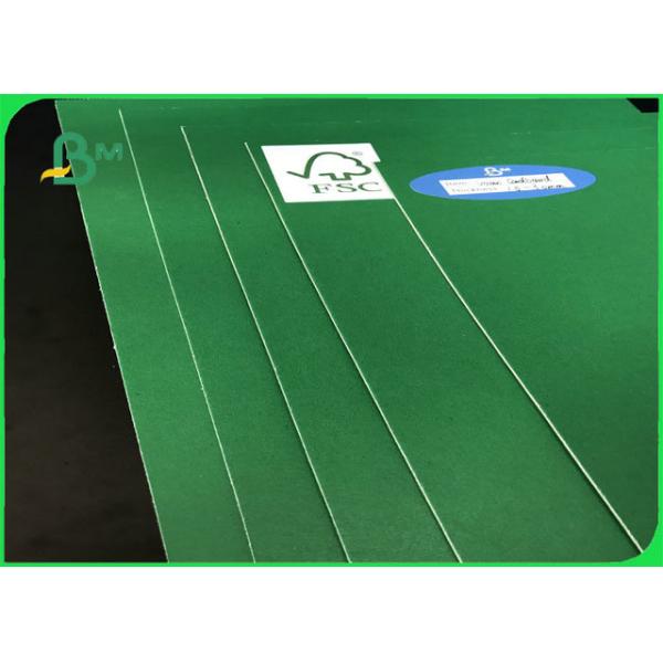 Milímetro do cartão verde sem revestimento do FSC 1.0mm habilitado - 3,0 com o grande Stifiness para caixas dos pacotes
