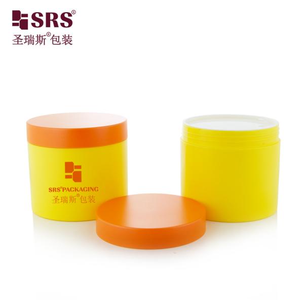 SRSQ Masque facial de grande taille PP Crème Jar Emballage 80g 100g 120g 150g 200g 300g 400g Crème personnelle pour soins de la peau
