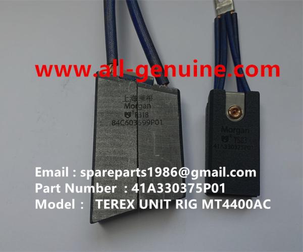 41A330375P01 CARBON BRUSH GE TEREX UNIT RIG BUCYRUS  MT4400AC MT5500 MT3600 NTE240 NTE260 NHL DUMP TRUCK HAULER MINING