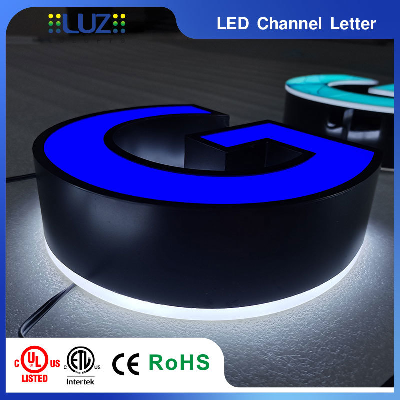 UL Listed 3D Frontlit and Halo Backlit LED Channel Letters for Business
