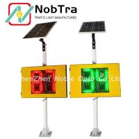 Distância de visibilidade de 500 metros Radar solar sinal de trânsito com tecnologia de radar integrada