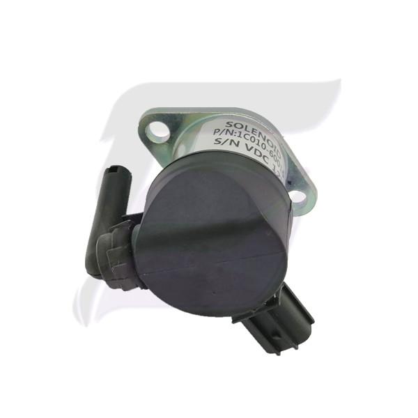 solenoide da parada do motor V3300 V3600 Kubota de 1C010-60015 12V