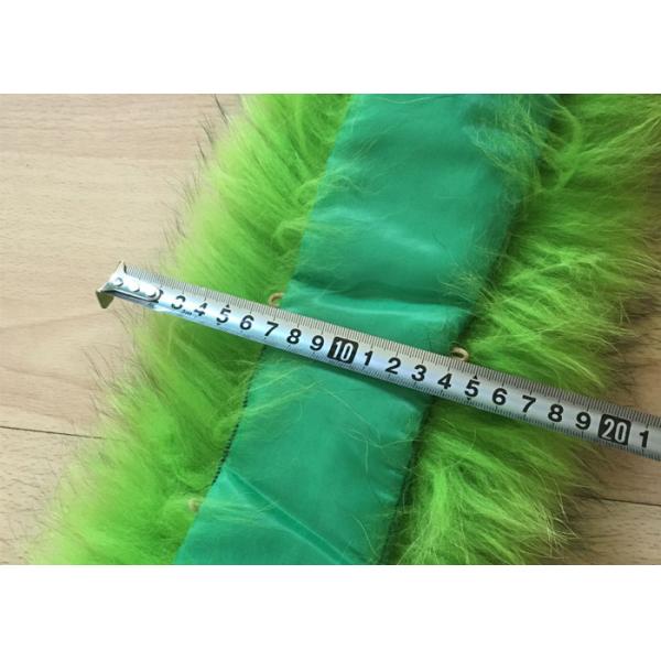 cuello de la piel de la marina de guerra del mapache de 100 *20cm, cuellos peludos de los cuellos de la pila extralarga