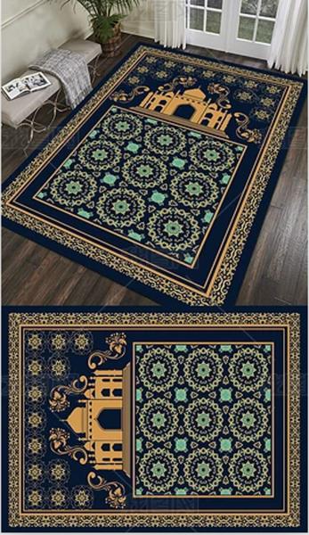 Tapete de oração do Ramadã islâmico 450g para sala de estar Casa e cobertor de oração muçulmano