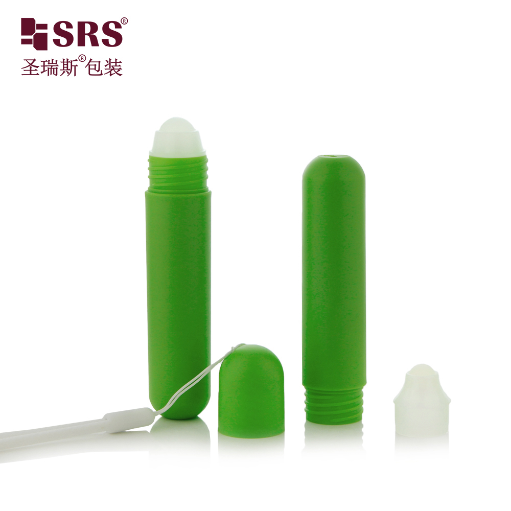 Pcr Pp Plastic Roll On Bottle Portable With Lanyard For Deodorant Anti Itch Pain Relief Liquid