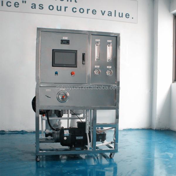 600ppm Seawater Reverse Osmosis Plant Filter System Equipped With PLC