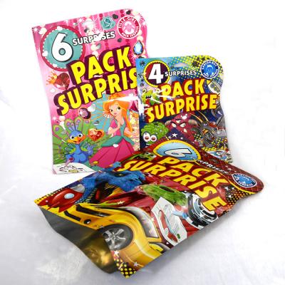 Custom Colorful Plastic Shaped Bags Packaging Toys for Child