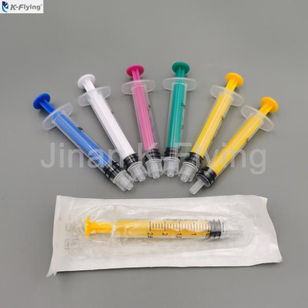 Colored Disposable Plastic Piston Irrigation Syringe 3ml 6ml 10ml