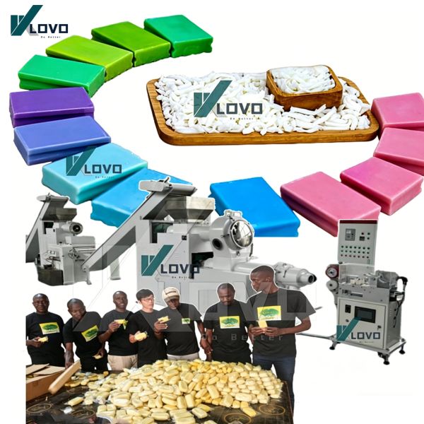 Energy Saving Fully Automatic Soap Making Machine Industrial Equipment for Streamlined Soap Production and Manufacturing