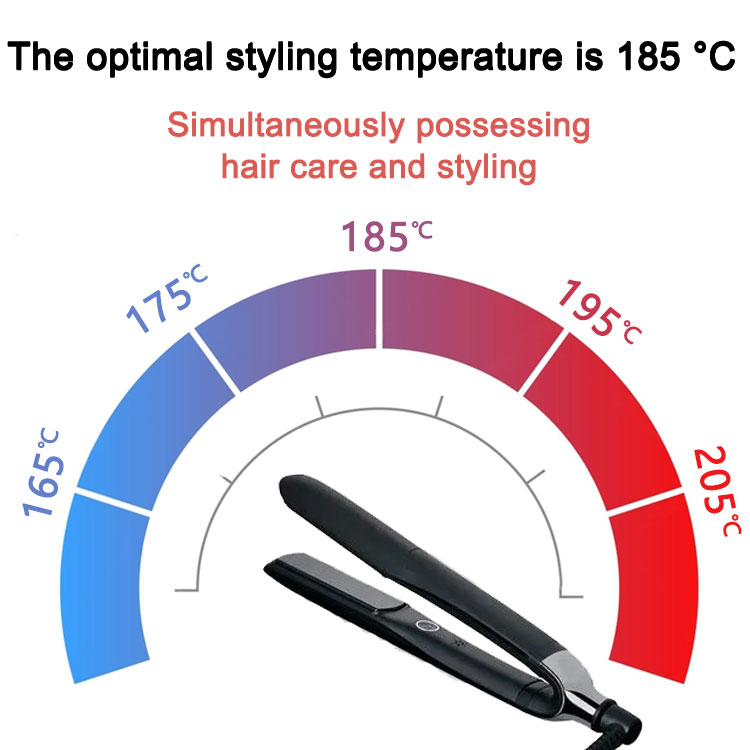 Professional Ceramic Hair Straightener USB Multi-Temperature Control Fast Heating Overheating Protection Portable Outdoor Hotel