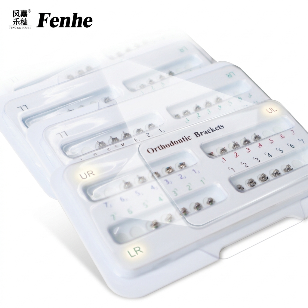 Low-profile Design Stainless Steel Orthodontic Brackets with Ultra-low Passive Friction for Efficient Tooth Movement