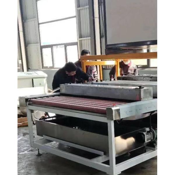 High Efficient Horizontal Glass Washing Machine 3mm-25mm Glass Thickness