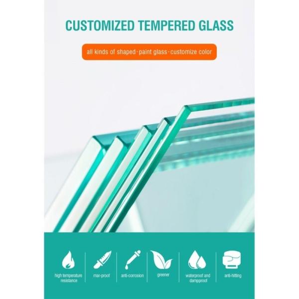 Sice as The Customer prime 10mm Tempered Glass Table Top for Laminated Window Glass Prices