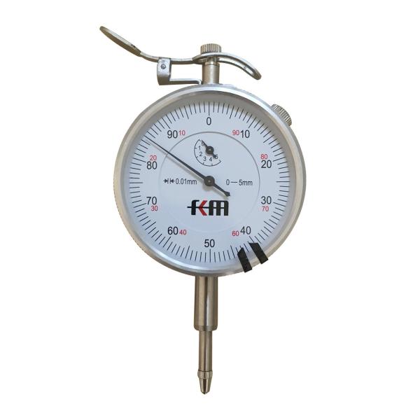 0-5mmx0.01mm Indicador mecânico com alavanca de elevação à esquerda