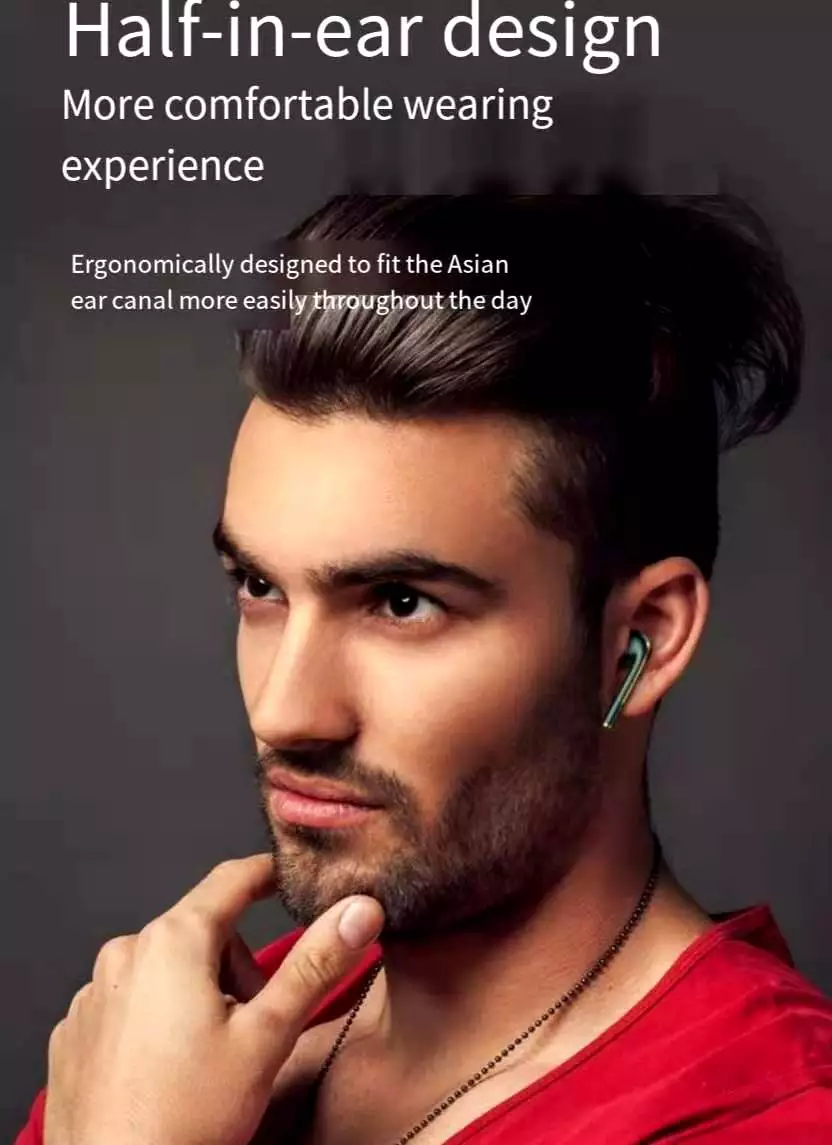 Гибридный активный шум отменяя небольшое беспроводное Bluetooth Earbuds J18 TWS