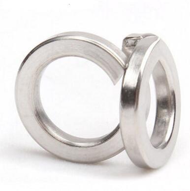 Cheese Head Screw Stainless Steel Spring Lock Washers With Square End DIN7980