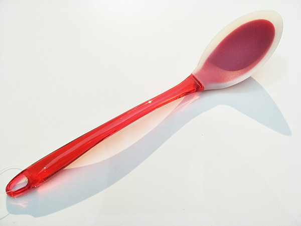 Fashionable plastic handle 7pcs silicone kitchen utensil sets with plastic handle