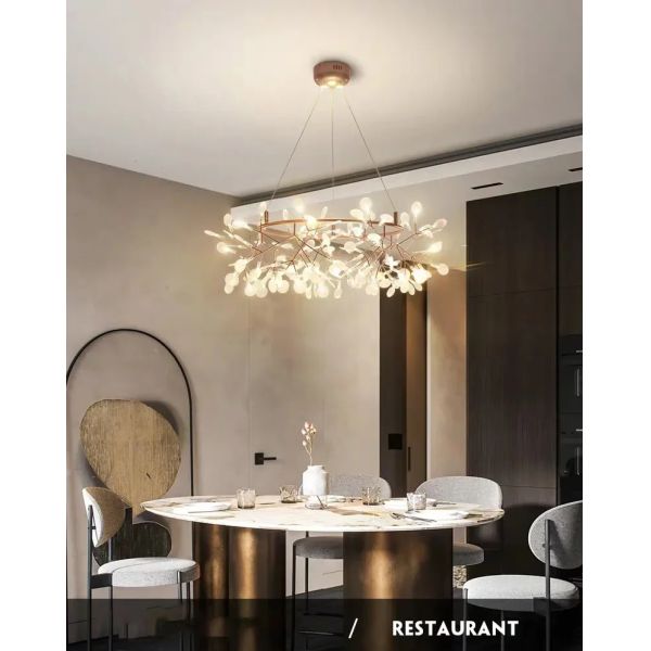 Heracleum chandelier Firefly LED lamp  Heracleum III Pendant（WH-AP-613）