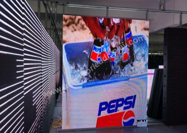 P4 Wide Viewing Angle Indoor Rental led screen video wall With 256x256 Module