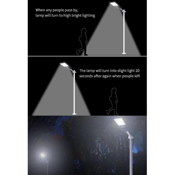 Garden Integrated Solar Led Street Light 60w Airport Perimeter Light Long Service Life