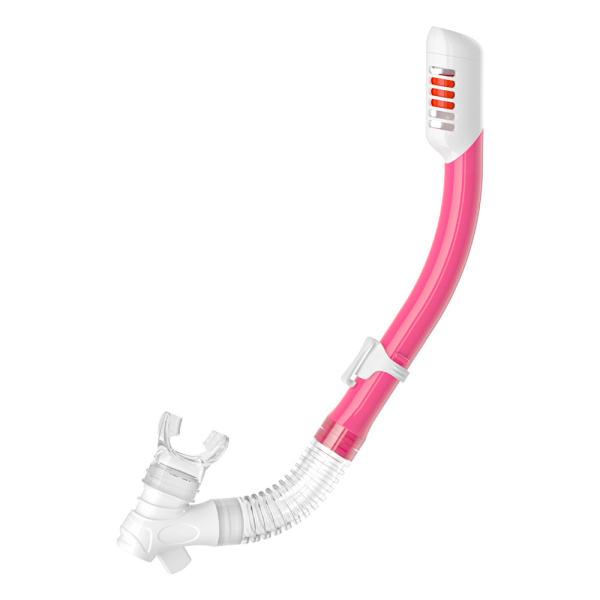Red Sport Training Underwater Diving Breathing Tube Silicone PVC Mouthpiece For Kids