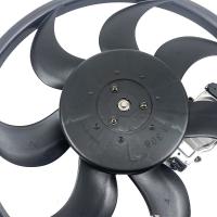 Ventilateur de refroidissement de voiture en caoutchouc, acier et aluminium pour Volkswagen Touareg 2008-2010 7L0959455G