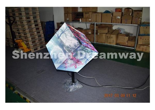 Special Cube hd Indoor Full Color led display advertising PH2.5 480 by 480 mm