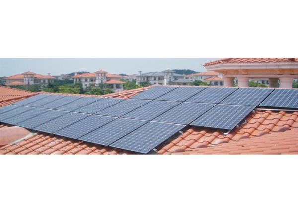 Transparent Household Solar Panels , 300 Watt Silicon Solar Panels Easy Maintain