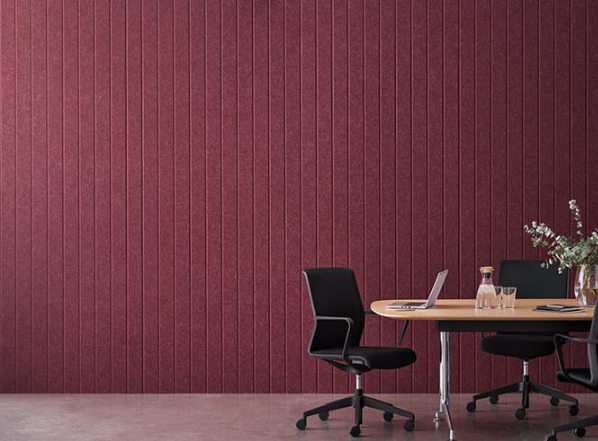 Высеките панели звукопоглотительное 1220x2420mm полиэстера акустические