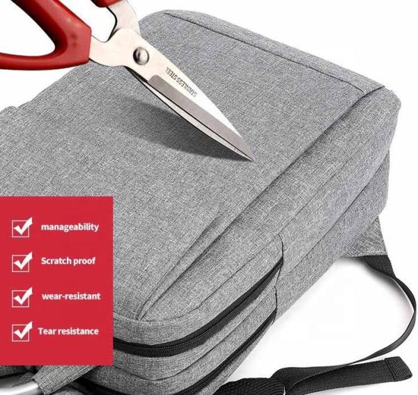 Unisex Nylon Business Backpacks School Laptop Bags Custom Logo Anti Theft