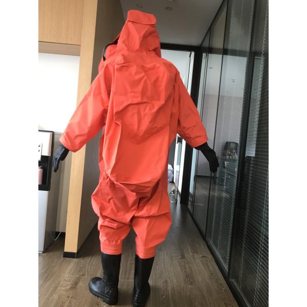 CCS Approved Marine Heavy Duty Gas Tight Chemical Protective Suit Clothing