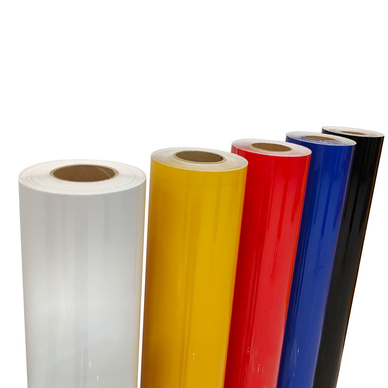 Engineer Grade Reflective Sheeting Glass Bead Reflective Material Designed For Standard Traffic Signs
