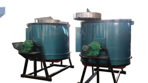 Aluminum Copper Crucible Melting Furnace , Ingot Producing Electric Metal Melting Furnace