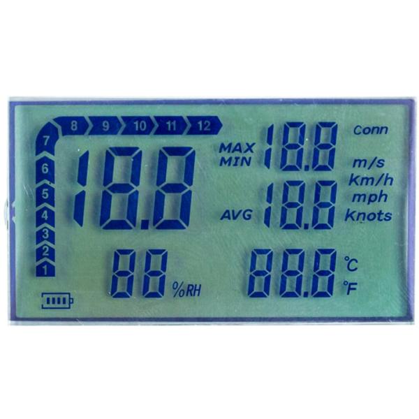 Специализированный винт VDD 3.6V FSTN сегмент LCD дисплей для контроллера транспортного средства