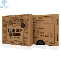 Caixas de envio de envio pelo correio imprimindo grandes feitas sob encomenda do preto de Logo Color Portable Folding Corrugated