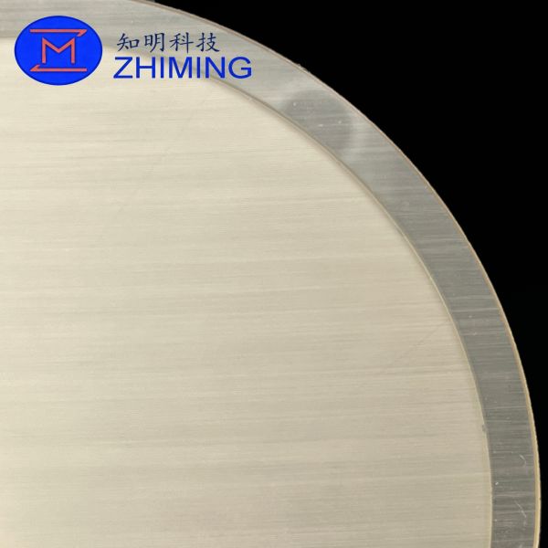 Custom Silicon Carbide (SiC) Stepped Ceramic Plate for Semiconductor Equipment