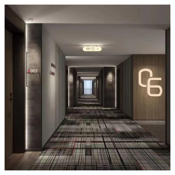 Five Star Hotels Commercial Flooring WILTON Fire Proof Carpet with Action Backing