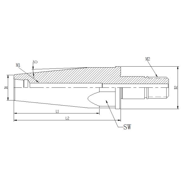 Theraded Chuck CNC Cutting Tools , Metal Lathe Cutting Tools 20Crnimo