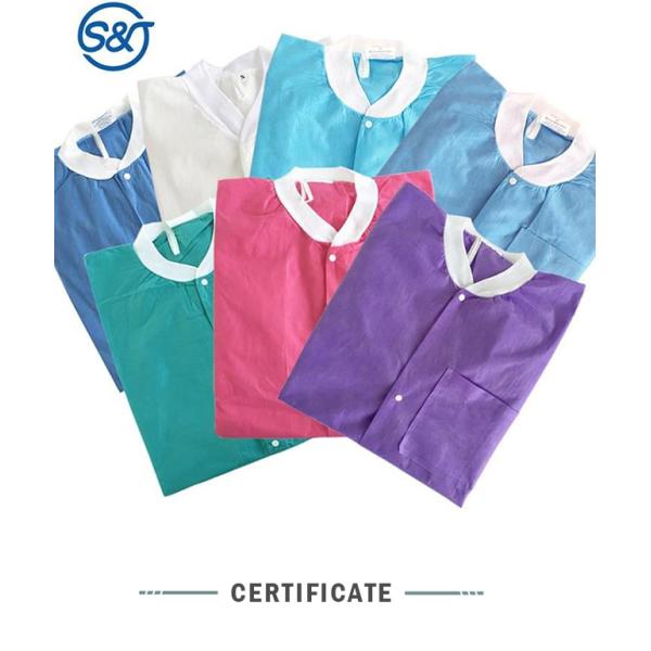 High Quality Laboratory Chemical Medical Uniforms Nurse Fashion Hospital Disposable Lab Jackets