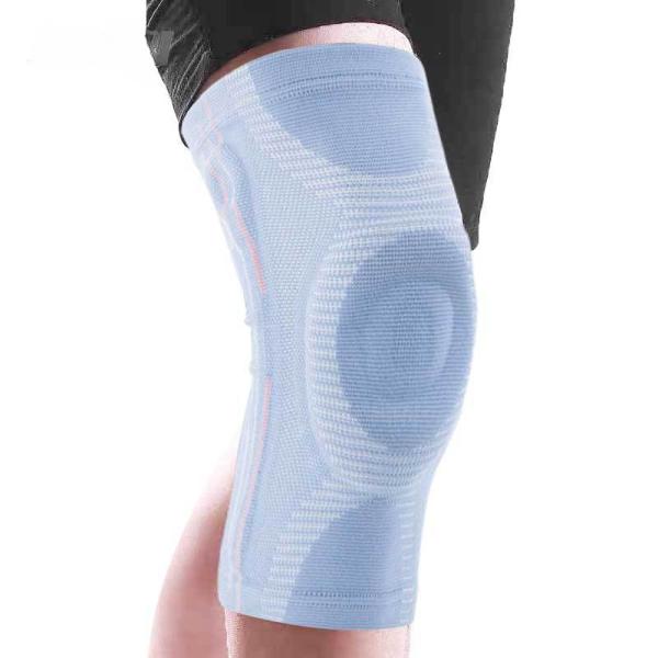 Sports Knee Guards Basketball Pressure Running Cycling Silicone Summer Thin Knitted Breathable Silicone Spring Knee Guar