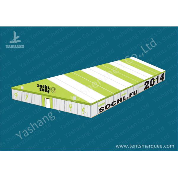 Outdoor Aluminum Framed Clear Span Tent Building hard sandwich wall