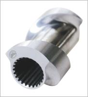 Food Extrusion Machine Screw Barrel Twin Screw Extruder Parts  Stainless Steel SUS440C