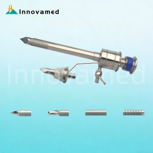 Fully Autoclavable Laparoscopic Instruments Trocar Surgery Trocar Scilicon