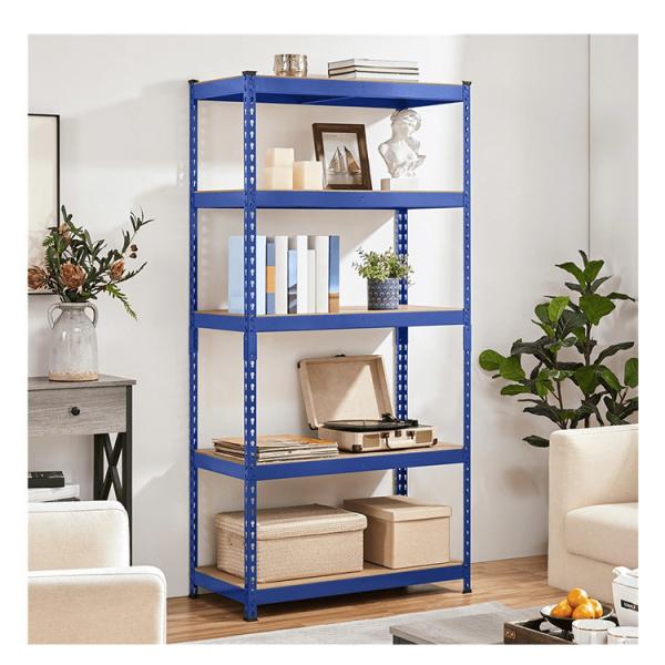 Customizable 5 Tier Heavy Duty Boltless Shelving Unit for Flexible Storage Solutions