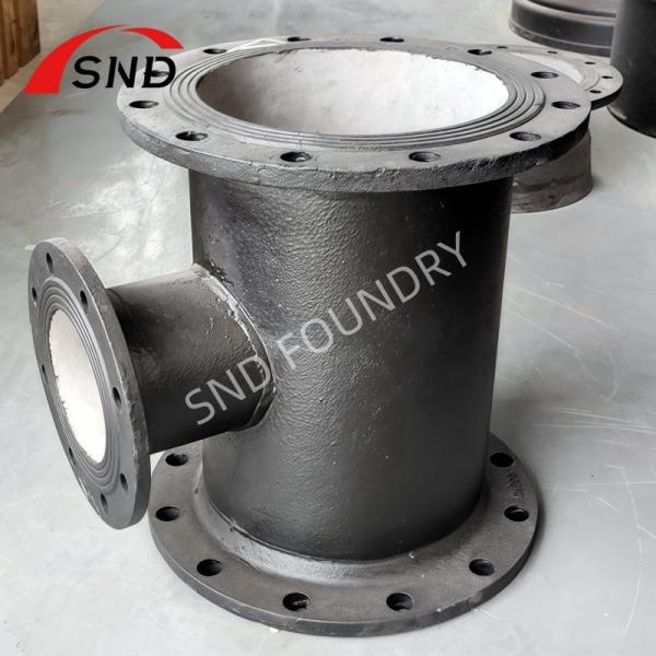 DN80-DN2000 Flanged Reducing Tee PN10 Ductile Iron Reducing Tee