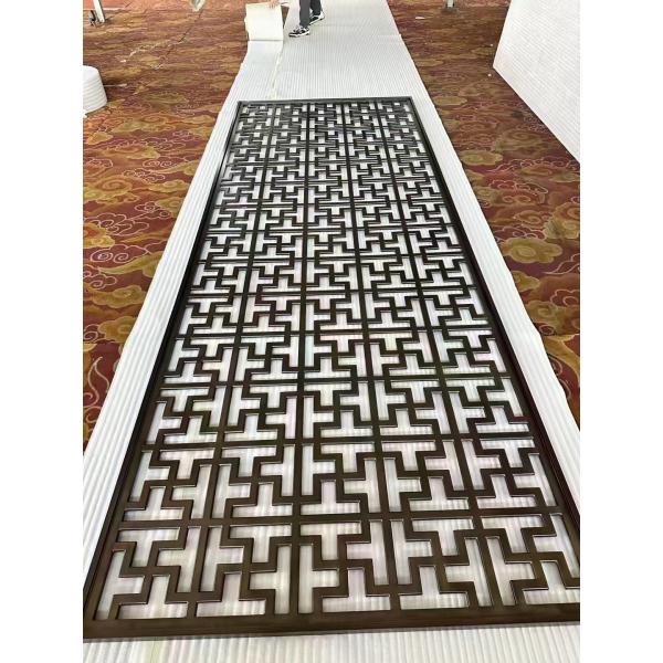 Customizable Floor To Ceiling Room Dividers Middle Living Metal Room Divider Stainless Steel Screens & Room Dividers