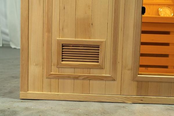 Home Small Wooden Traditonal Steam 2 Person Sauna With 3KW Electric Stove