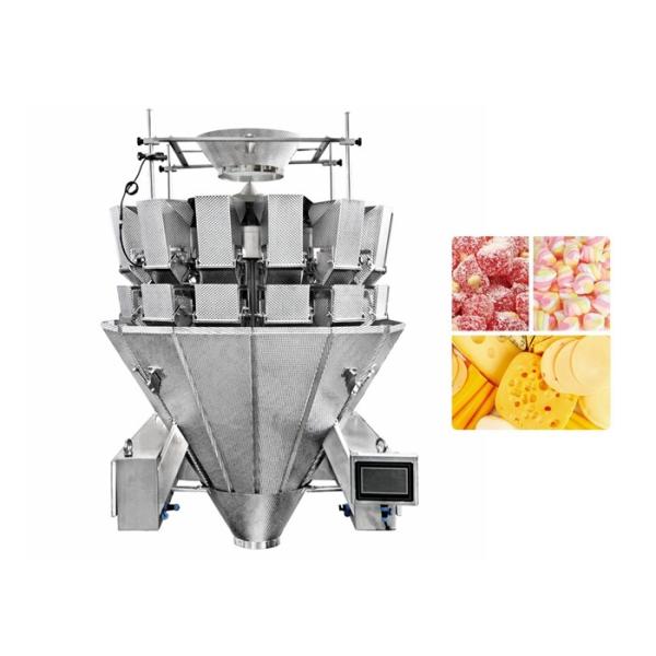 Cheese Multihead Weigher Machine With 12 Head Buckets